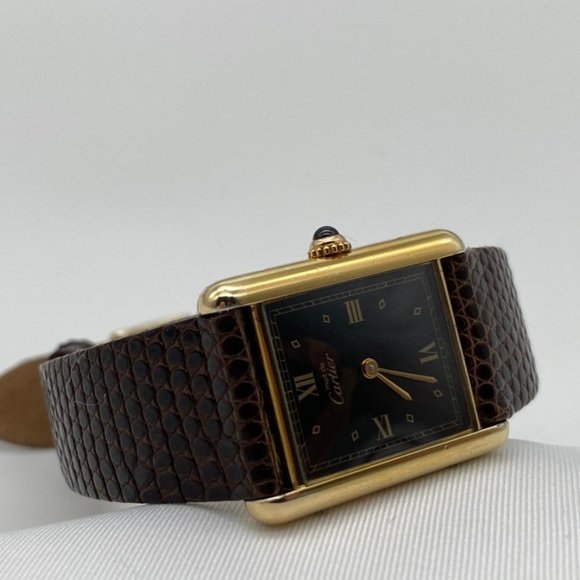 Cartier Vermeil Tank Watch! Vintage! Send offers - Picture 3 of 6
